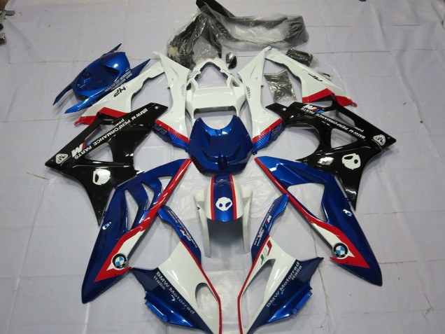 2009-2014 Alien Blue and White S1000RR Fairings