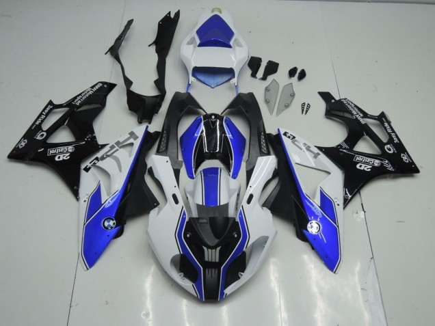 2009-2014 Alien Blue and White S1000RR Fairings
