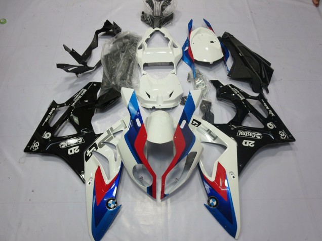 2009-2014 Alien Blue and White S1000RR Fairings