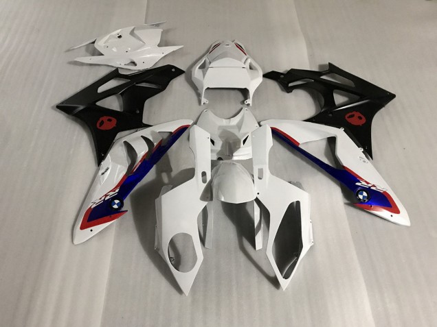 2009-2014 Alien Blue and White S1000RR Fairings