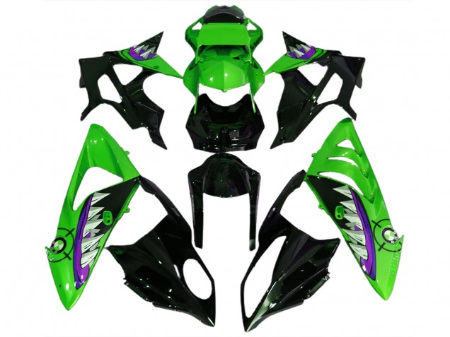 2009-2014 Alien Blue and White S1000RR Fairings