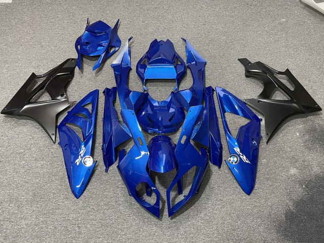 2009-2014 Alien Blue and White S1000RR Fairings