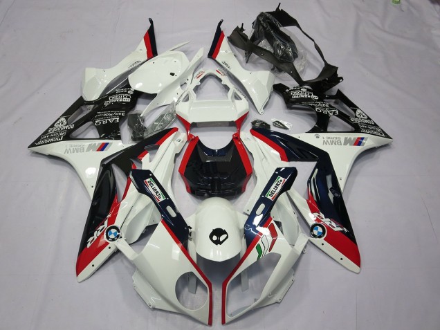 2009-2014 Alien Blue and White S1000RR Fairings