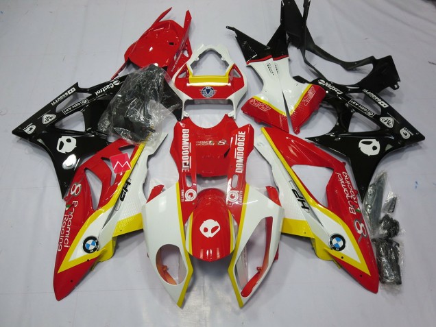 2009-2014 Alien Blue and White S1000RR Fairings