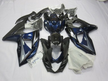 2009-2016 Blue Silver and Black GSXR 1000 Fairings