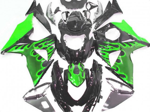 2009-2016 Green Flame GSXR 1000 Fairings