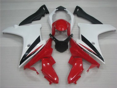 2011-2012 White Black and Red CBR600F Fairings