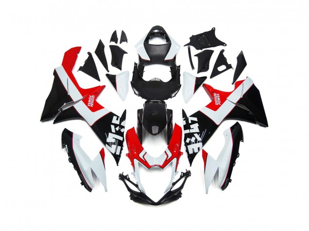 2011-2024 Custom Red and Black with Logos GSXR 600-750 Fairings