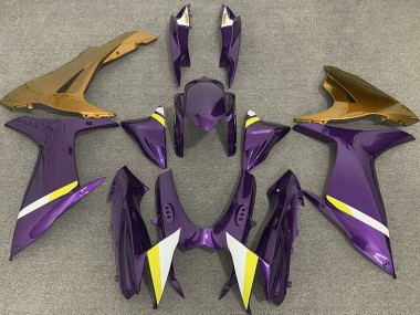 2011-2024 Gloss Purple and Gold GSXR 600-750 Fairings