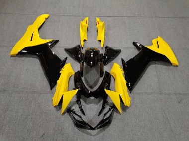 2011-2024 Gloss Yellow and Black GSXR 600-750 Fairings