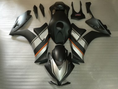 2012-2016 Matte Silver and Black CBR1000RR Fairings