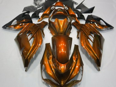 2012-2021 Burnt Orange Gloss ZX14R Fairings