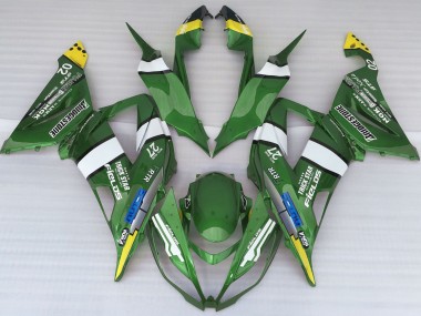 2013-2018 Green Logo Style ZX6R Fairings