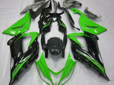 2013-2018 Green and Black ZX6R Fairings