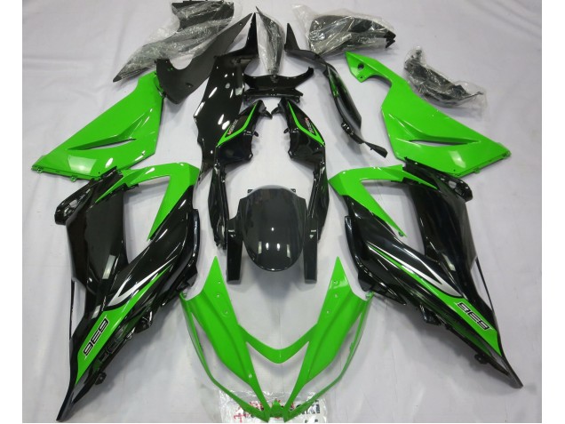 2013-2018 Green and Black ZX6R Fairings
