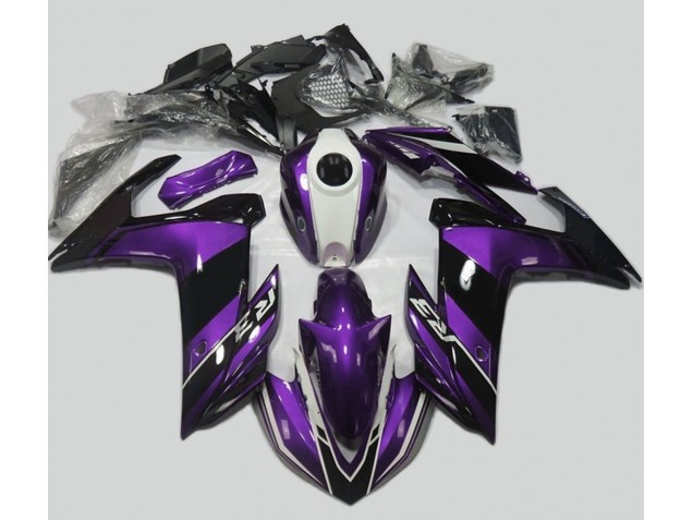 2015-2018 Purple and Gloss Black R3 Fairings