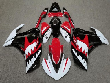2015-2018 White Shark & Red R3 Fairings