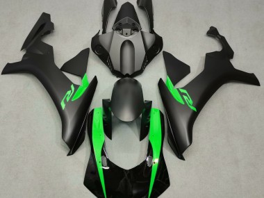 2015-2019 Matte Black & Green R1 Fairings