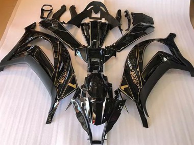 2016-2019 Black and Gold ZX10R Fairings