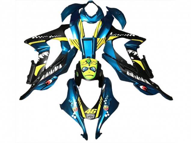 2016-2019 Light Blue Shark ZX10R Fairings