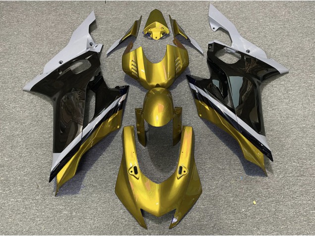 2017-2021 Cement Black and Gold R6 Fairings