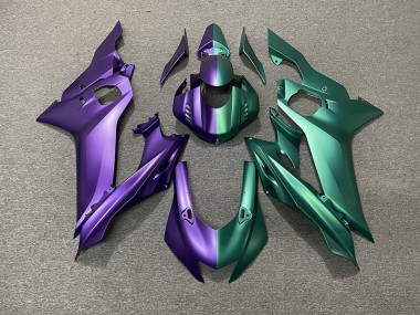 2017-2021 Purple and Green Split R6 Fairings