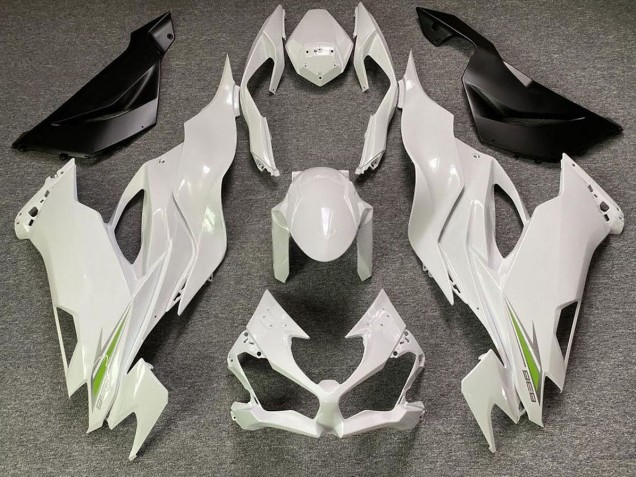 2019-2023 Pearl White ZX6R Fairings